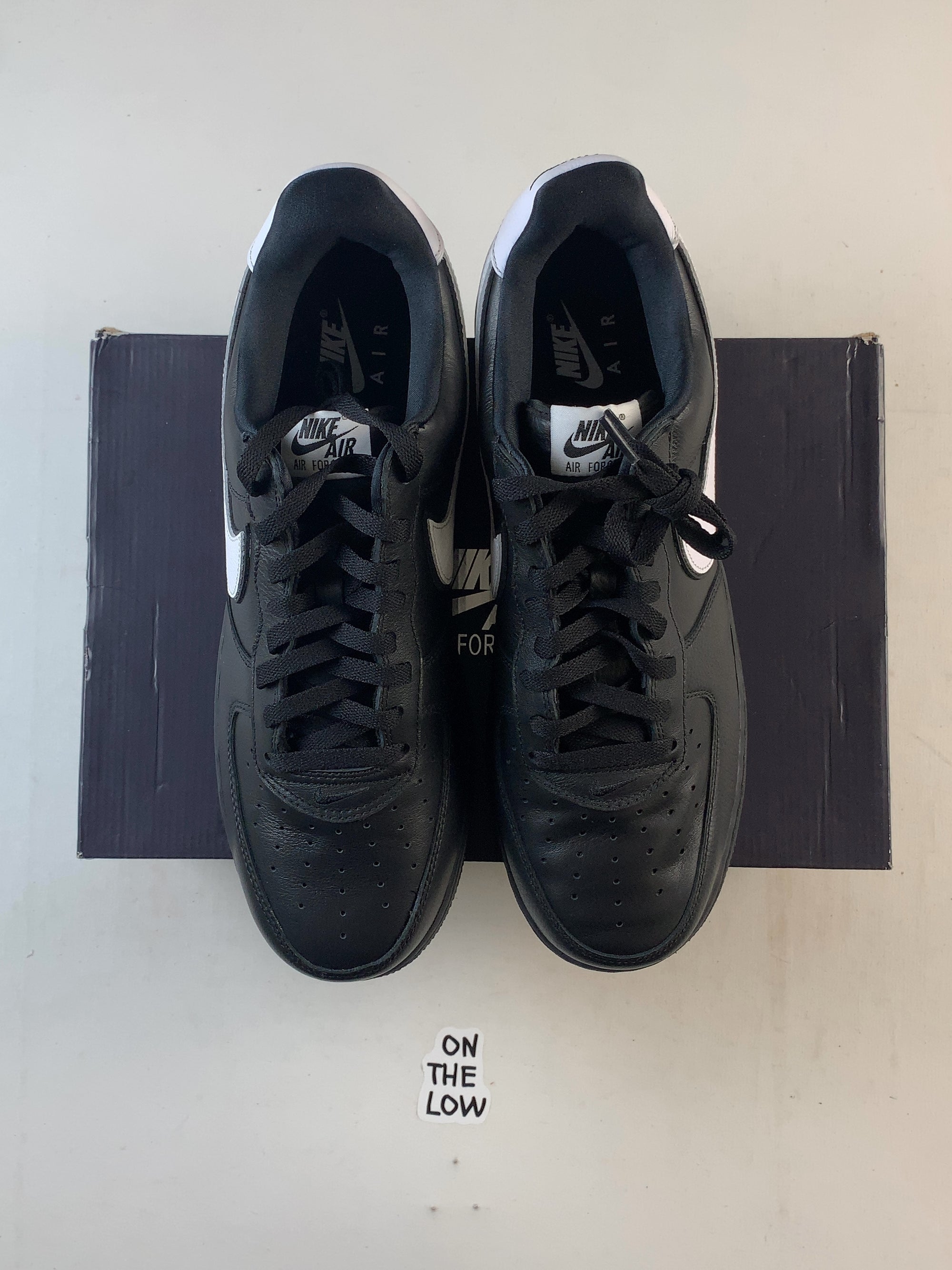 Nike Air Force 1 Low QS Black White — Drive 1oaMNDuTGATYQCR1UstX5u_5Ya4ttLCGR — photo 3