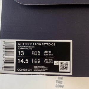 Nike Air Force 1 Low QS Black White — Drive 1gwvIySFKWiyqOppi2JWpBgQww6-5GwGF — photo 7