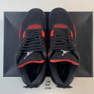 Jordan 4 Retro Red Thunder (USED) — Drive 1h5JXBh6dEOMDWcI0QMhdpxe4mhXcFEjX — photo 4