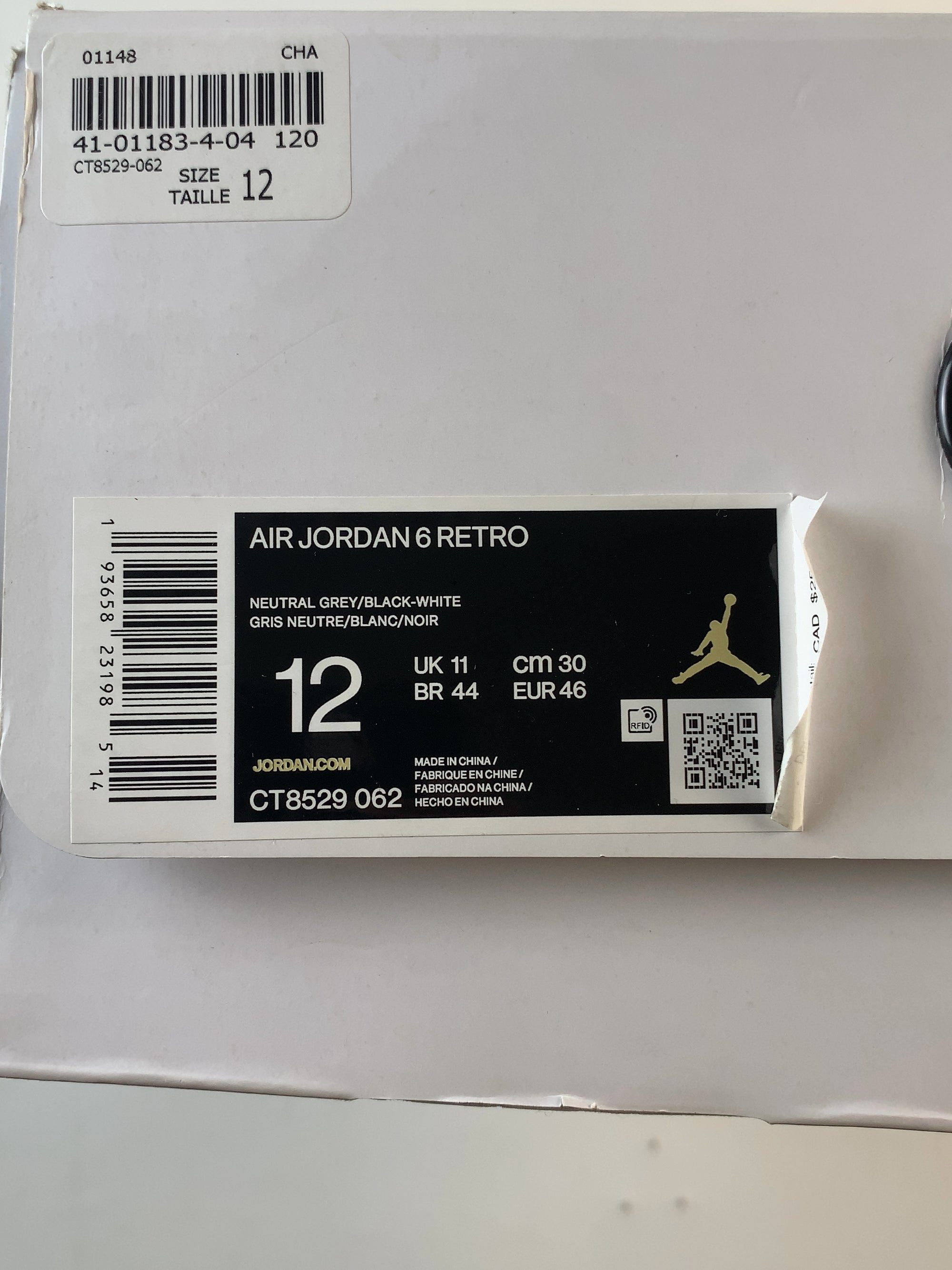 Jordan 6 Retro Hare (USED) — Drive 1yP4i5WnOM0wAmvdiZCZopoaeZJEhiQCA — photo 7