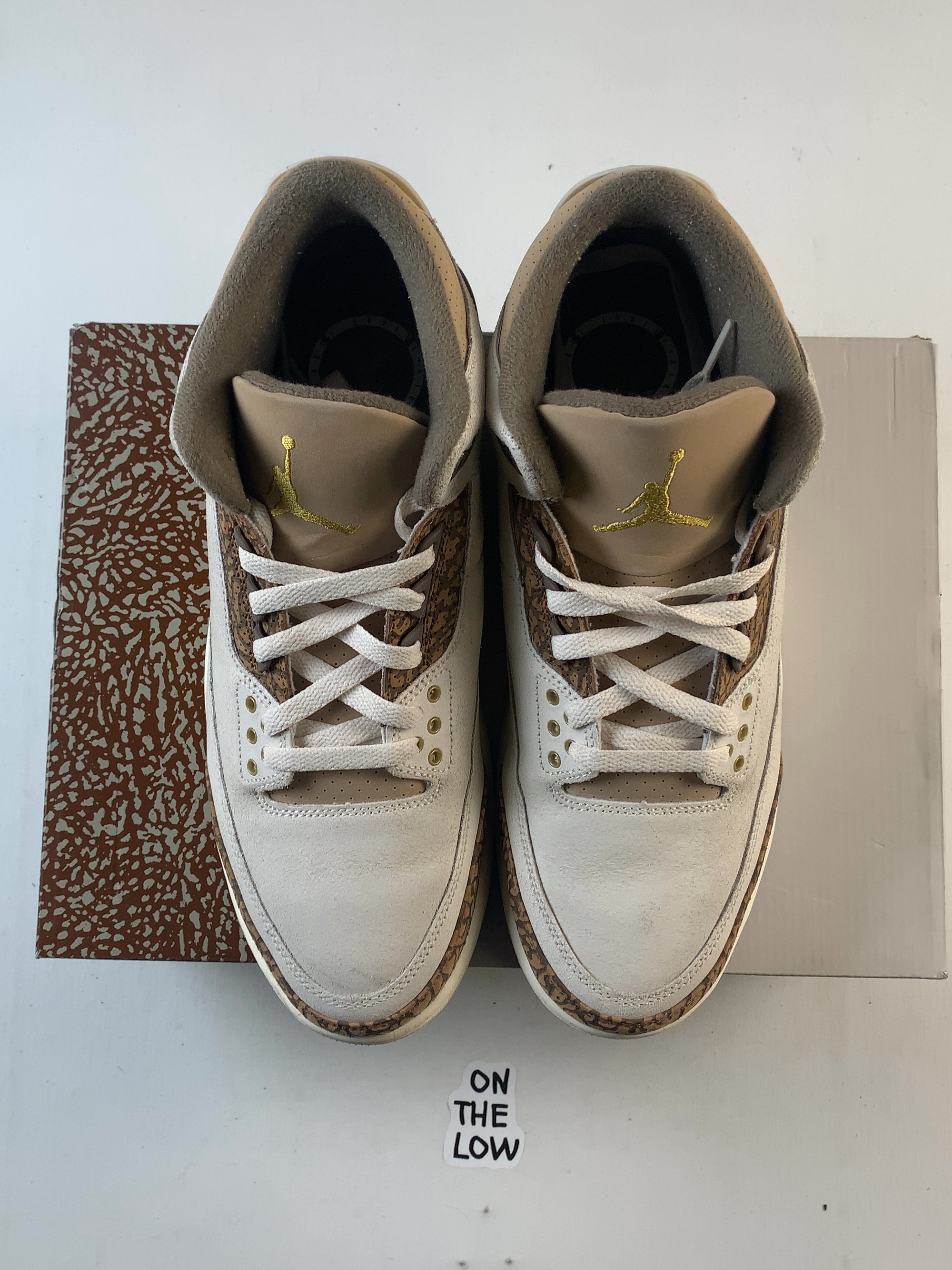 Jordan 3 Retro Palomino (USED) — Drive 1UqxAcSBDHNo9xPpNdDzxarRMR0jWp1vn — photo 3
