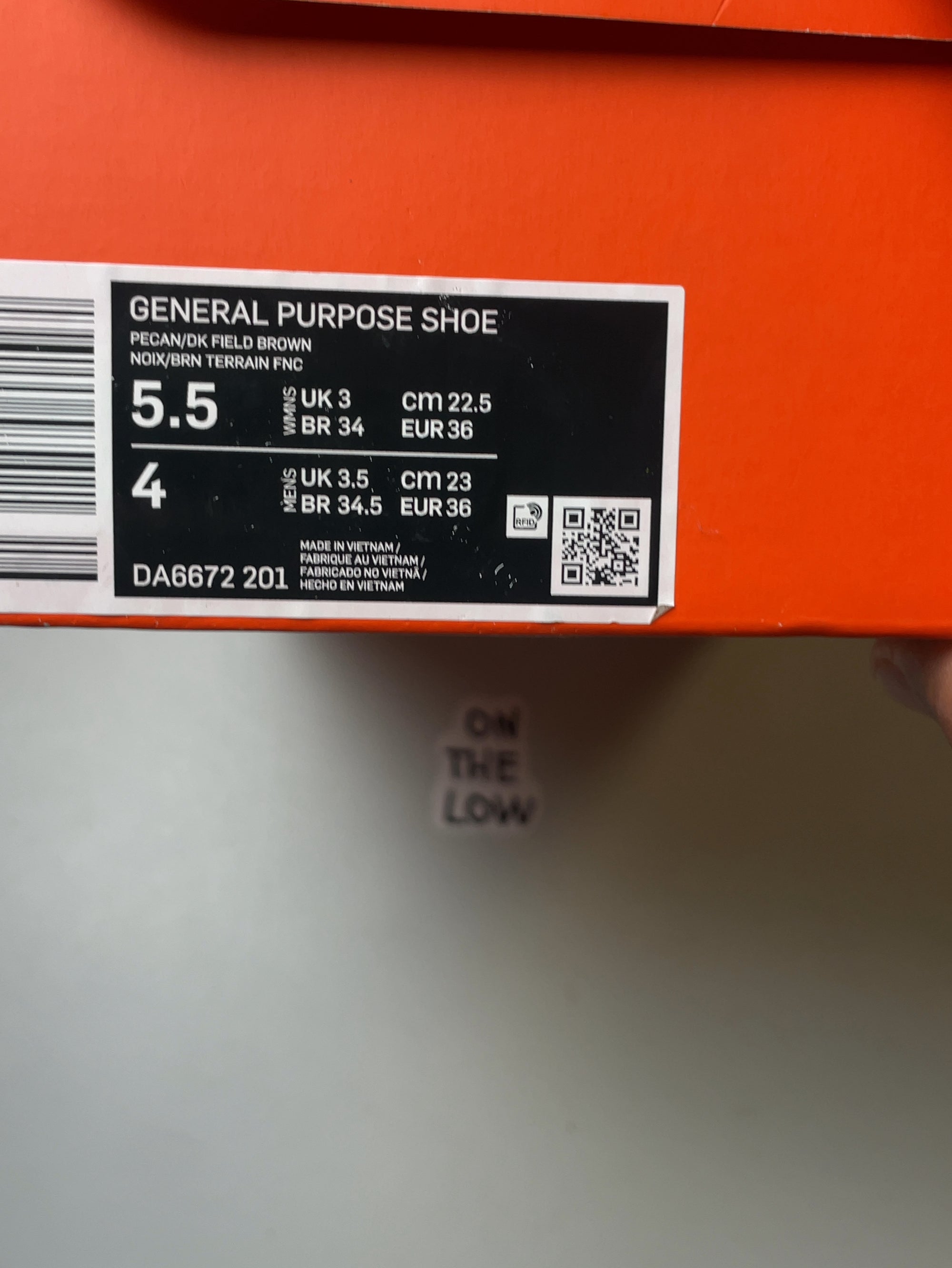 NikeCraft General Purpose Shoe Tom Sachs Field Brown