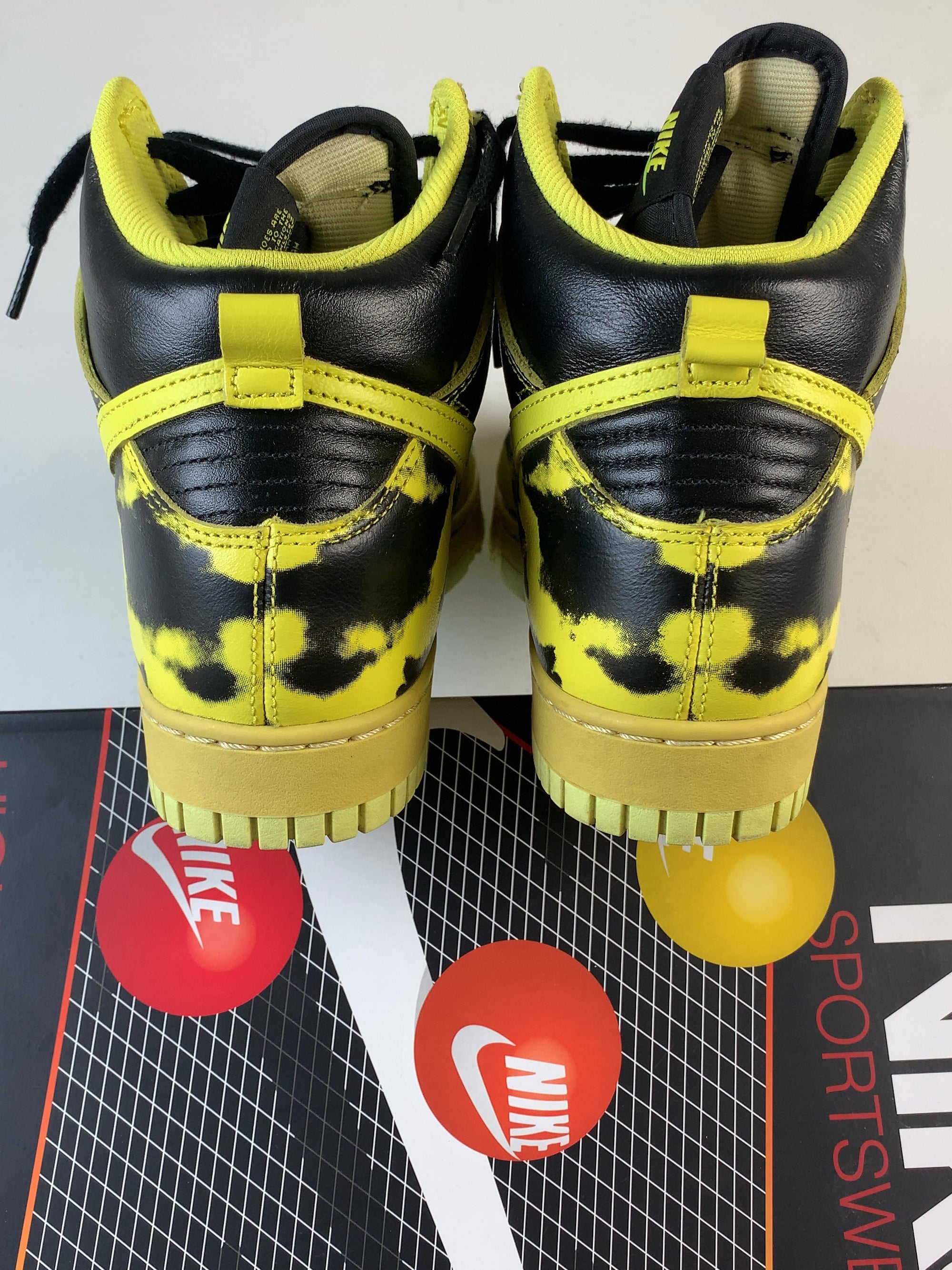 Nike Dunk High 1985 SP Yellow Acid Wash (USED) — Drive 1bIxLgsADK4HIdjLY-wkL-DllcIpv6v3v — photo 5