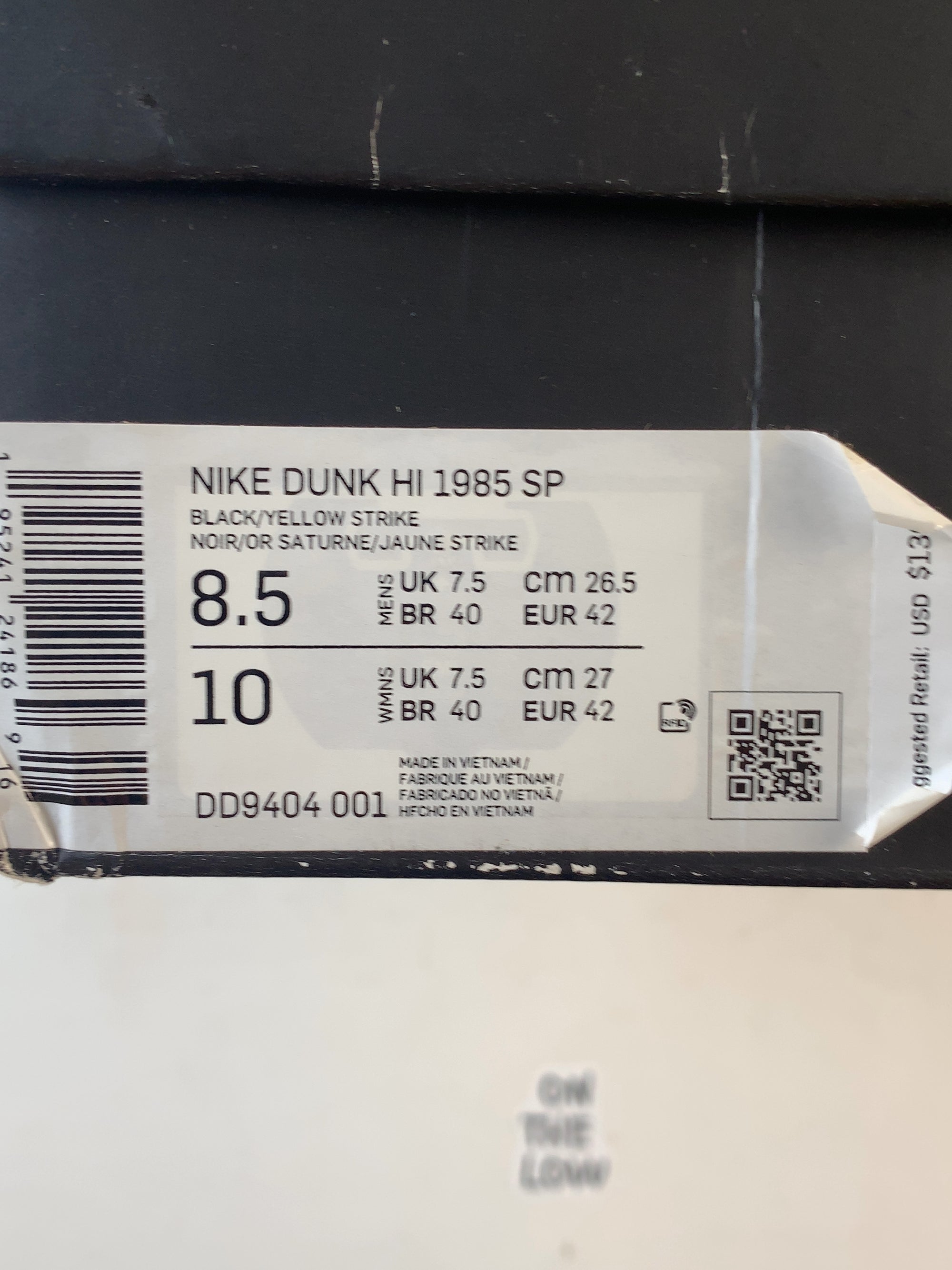 Nike Dunk High 1985 SP Yellow Acid Wash (USED) — Drive 12QaWl687e11O02Y_RK9mWSlwy7C9MWM2 — photo 7
