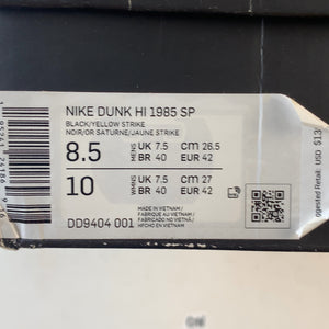 Nike Dunk High 1985 SP Yellow Acid Wash (USED) — Drive 12QaWl687e11O02Y_RK9mWSlwy7C9MWM2 — photo 7