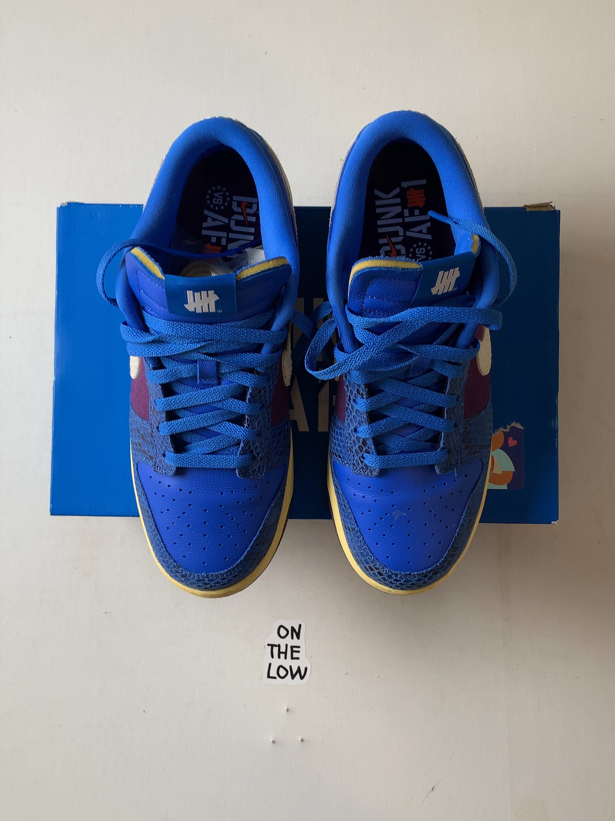 Nike Dunk Low Undefeated 5 On It Dunk vs. AF1 (USED) — Drive 1FicW9Xq4IrLheiz3TVryXhglXoSRjGx0 — photo 3