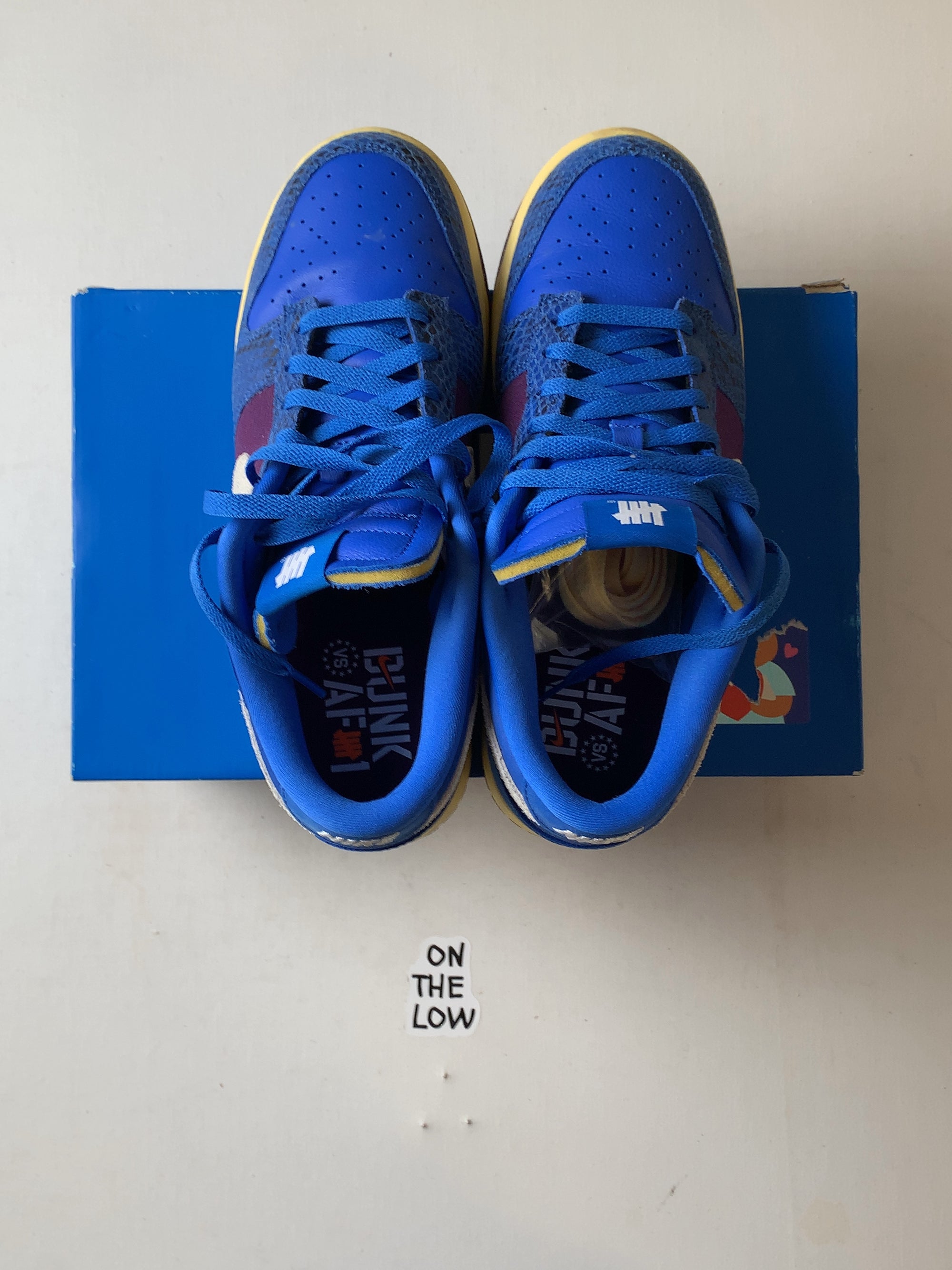 Nike Dunk Low Undefeated 5 On It Dunk vs. AF1 (USED) — Drive 1bPynuakUWgaRRpNXszRgmQAZ5AY_EDOJ — photo 4