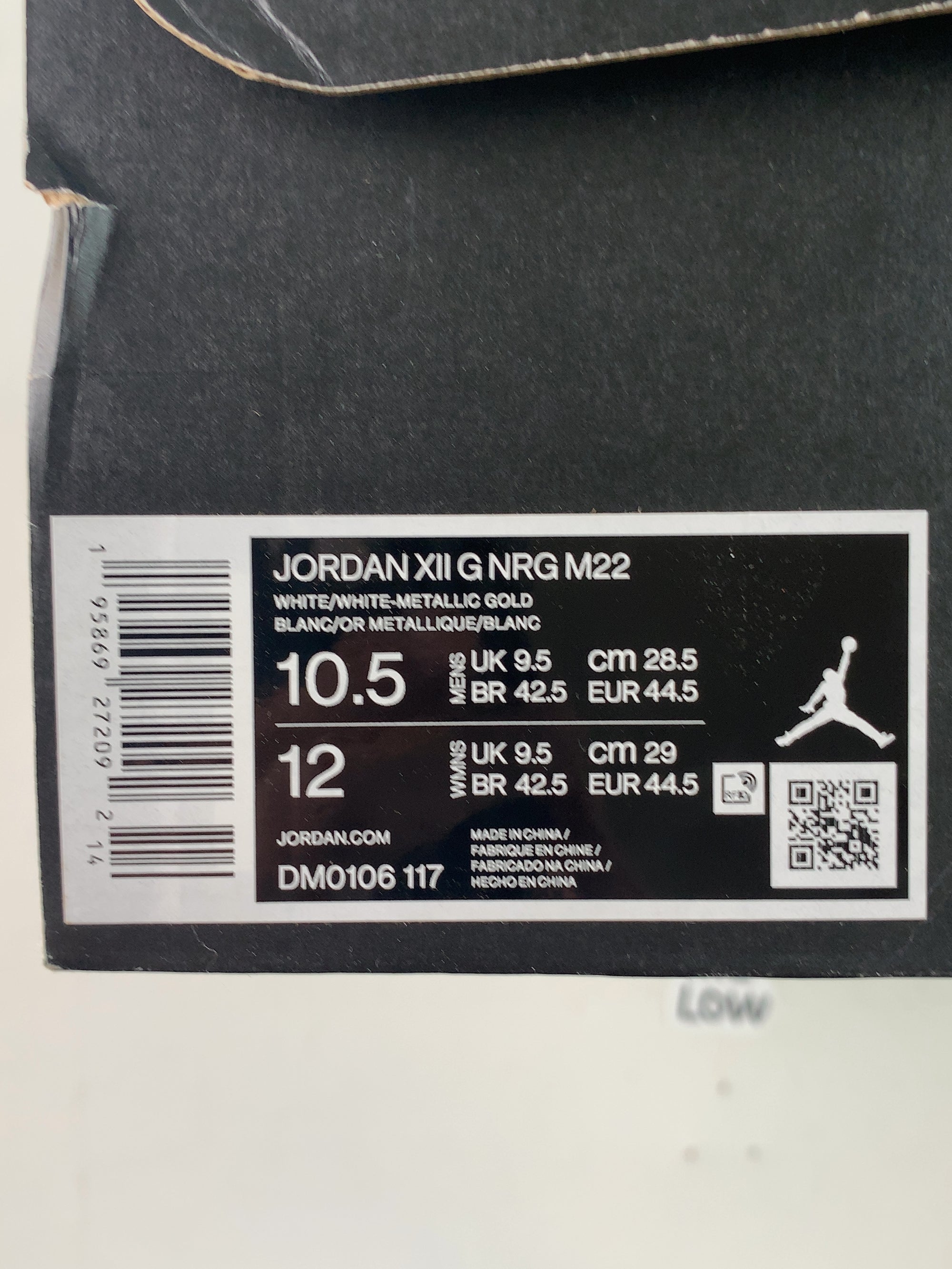 Jordan 12 Golf Metallic Gold — Drive 1DxbxaD4vzUkQDBA5m5tPCXtADP0xSYyp — photo 7