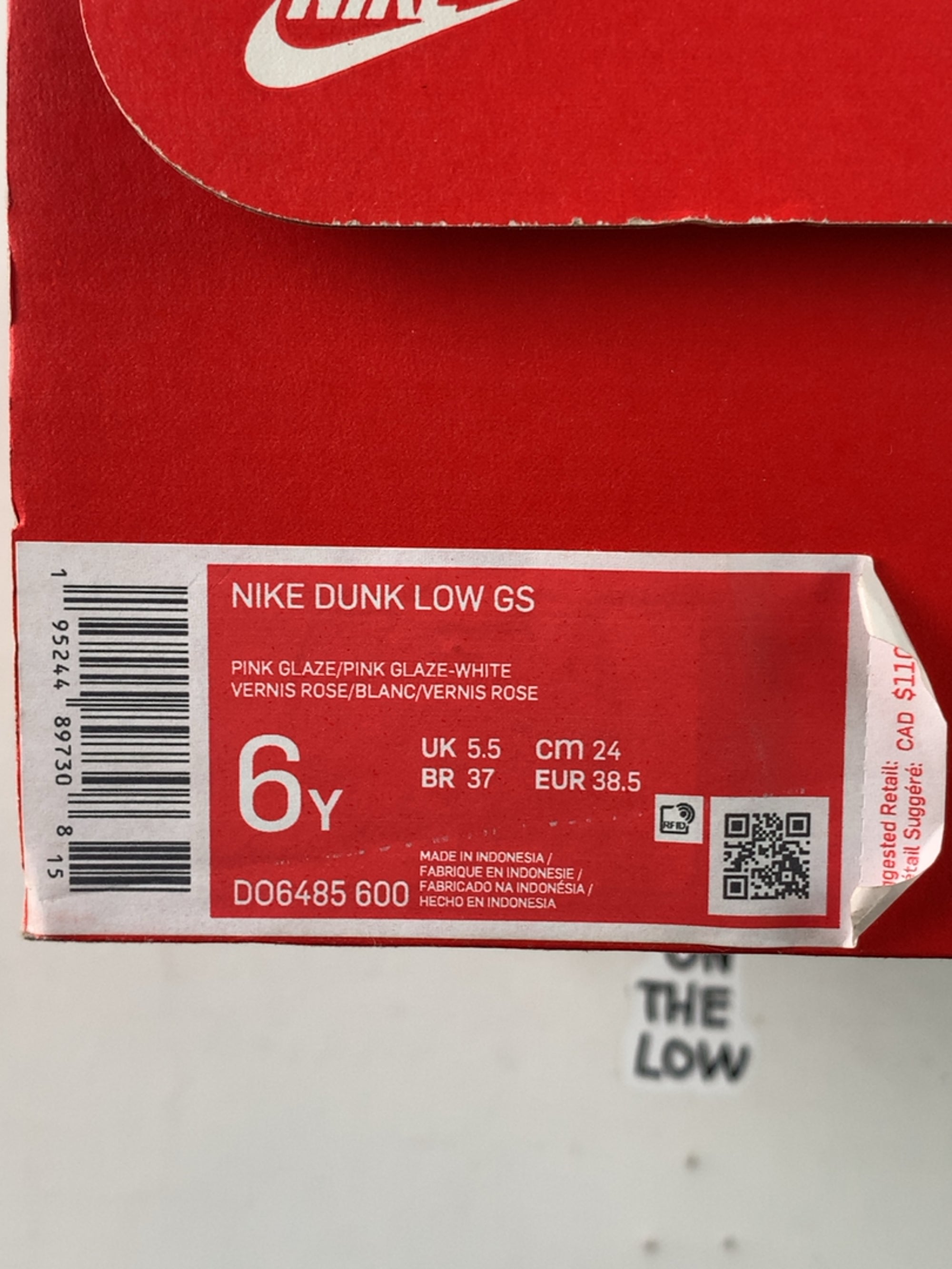Nike Dunk Low Pink Velvet (GS) — Drive 16QiDUaHRzRKc72HplExMMD7xSHU4652t — photo 7