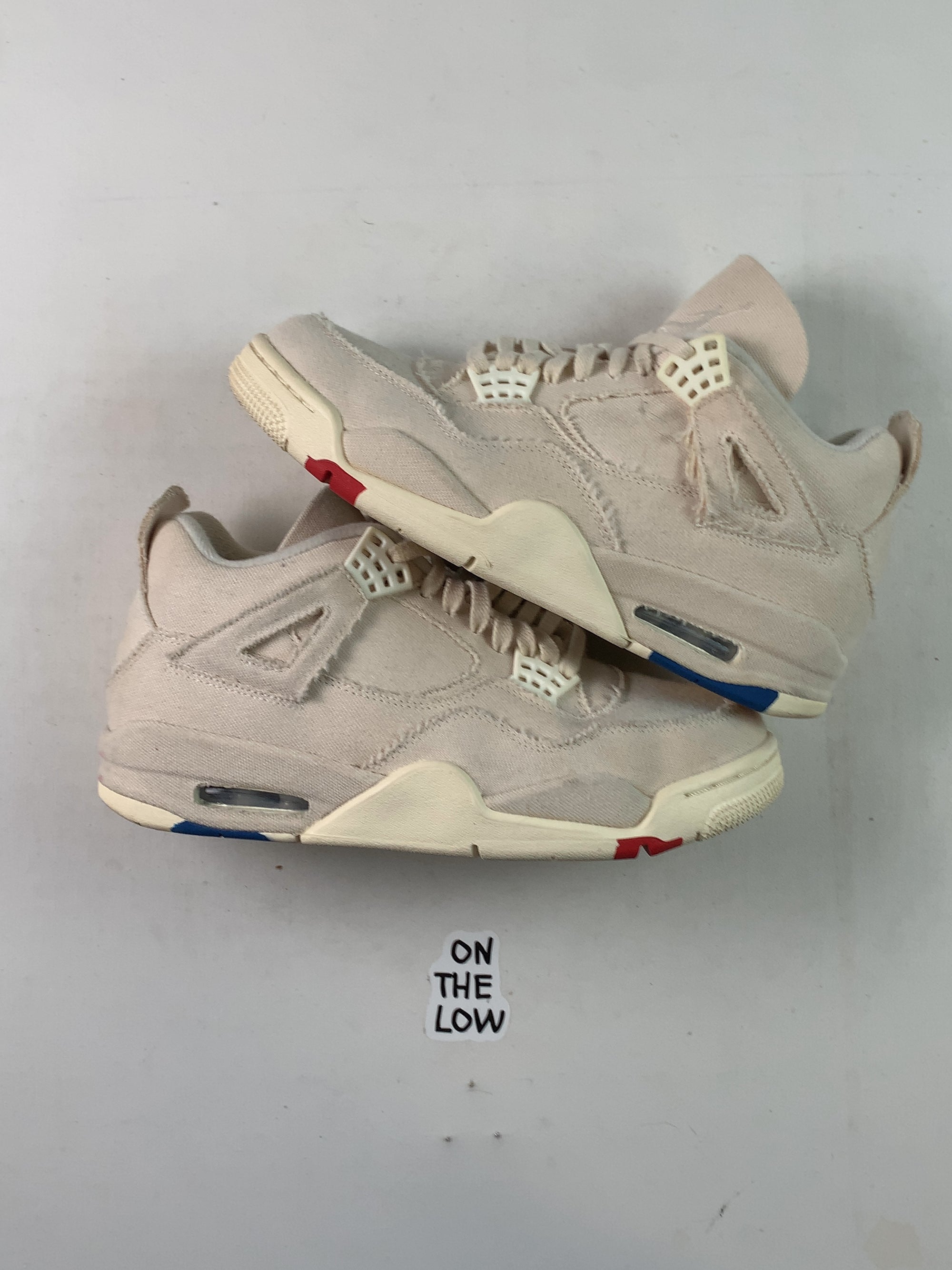 Jordan 4 Retro Blank Canvas (Women's) (USED) — Drive 1P1pEFQmcs4-e-dIXUSOnen4Sr4GjzsUb — photo 1