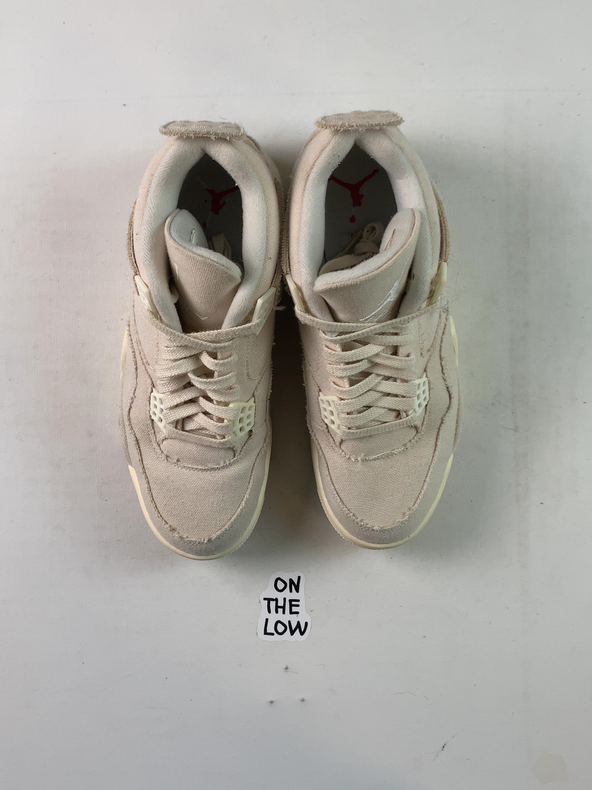 Jordan 4 Retro Blank Canvas (Women's) (USED) — Drive 12-u7u9S9WtHkBR_40Mi-wNRSDPylVUnV — photo 3