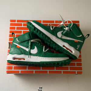 Nike Air Force 1 Mid Off-White Pine Green (USED) — Drive 1iKdjxAKybcakHtnMFxVCAnBkl9-YQvba — photo 1