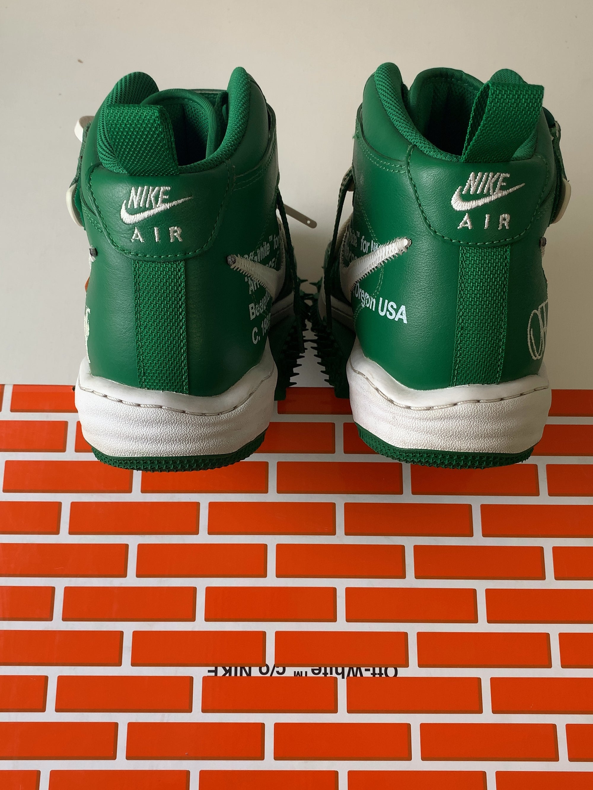 Nike Air Force 1 Mid Off-White Pine Green (USED) — Drive 1ydVWwSNkIl-wxNi8w4YZ01FFs_w2HrON — photo 5