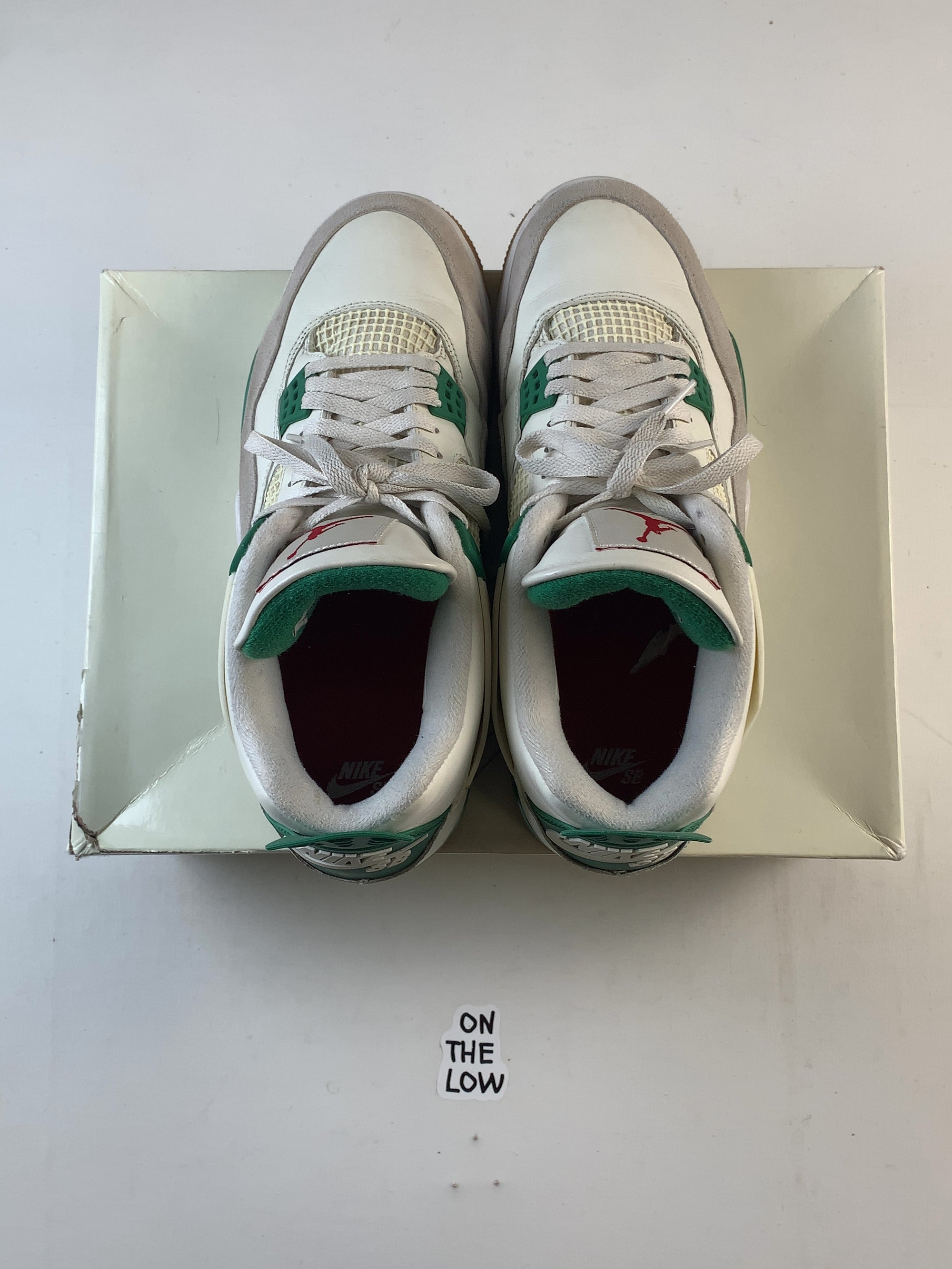 Jordan 4 Retro SB Pine Green (USED) — Drive 16bHQKSrU1O7OJekgTv1uVOm7IKTctFDb — photo 4
