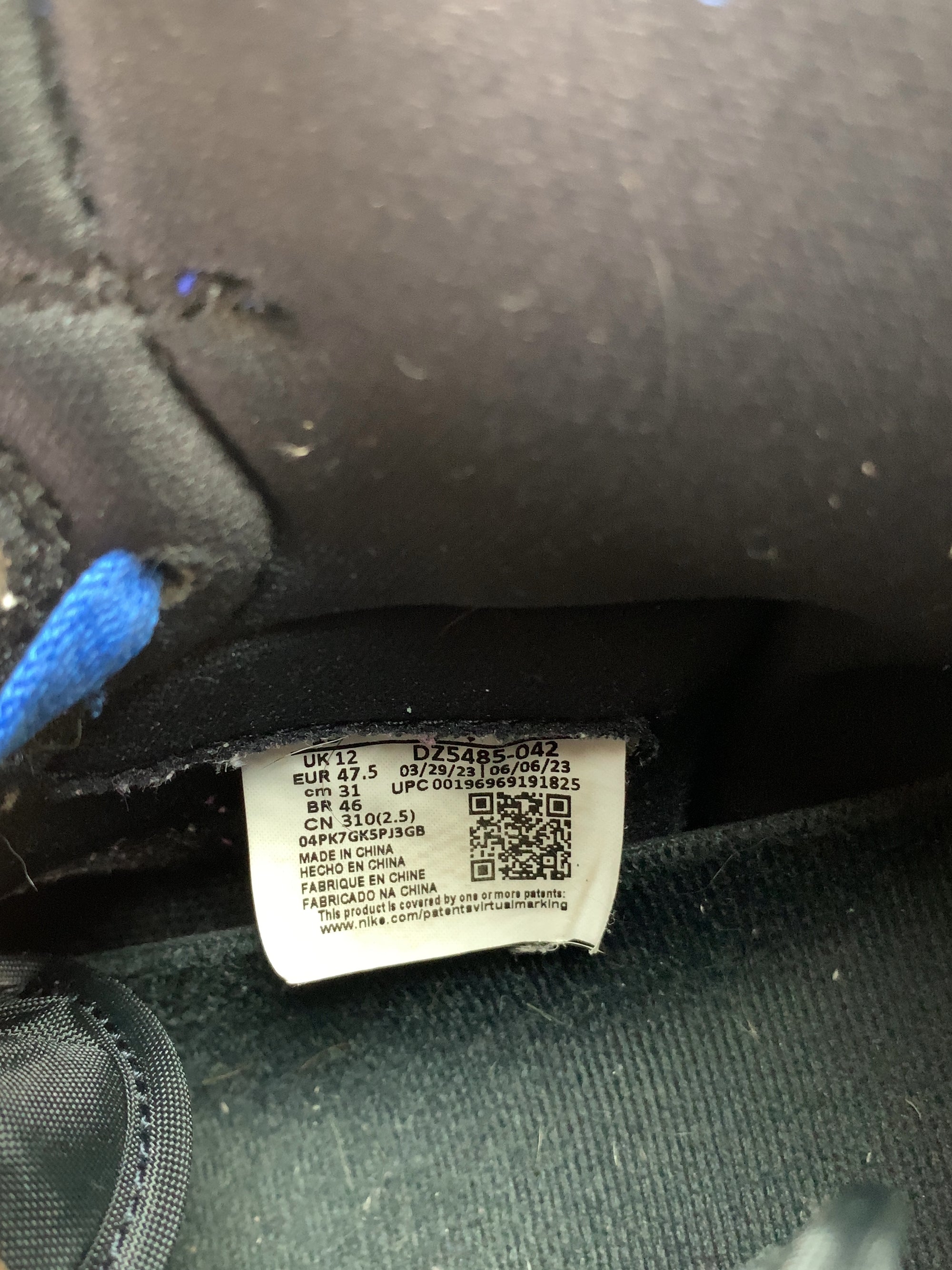 Jordan 1 Retro High OG Royal Reimagined (USED) — Drive 1b6o6q4XSPFm2wKJA52cBjB2oPNtz_nIn — photo 7
