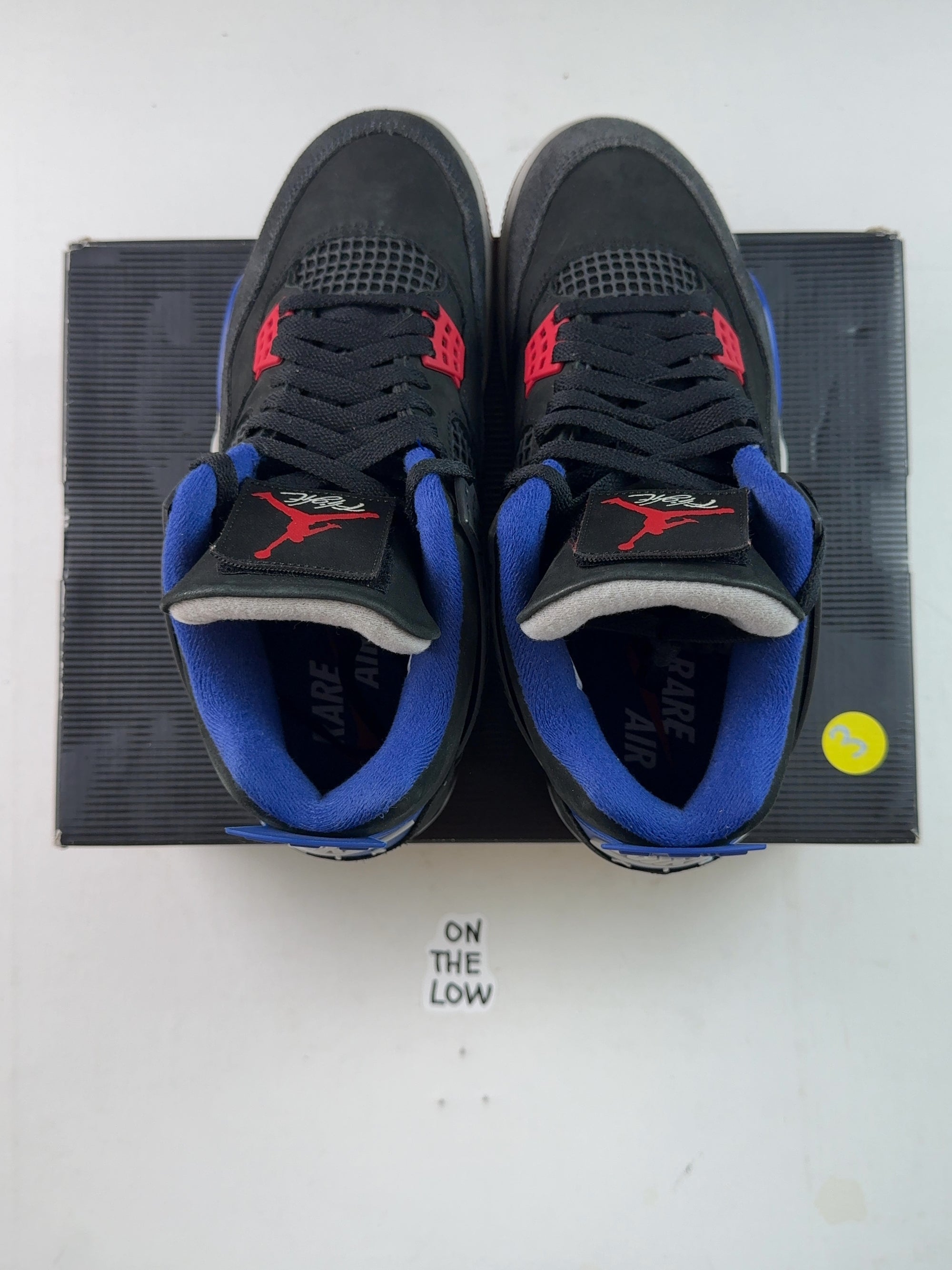 Jordan 4 Retro Rare Air (Gold Lettering) (USED) — Drive 1XEv-k9HlfKECmEK5-OMBRa54v0KJOTrZ — photo 4