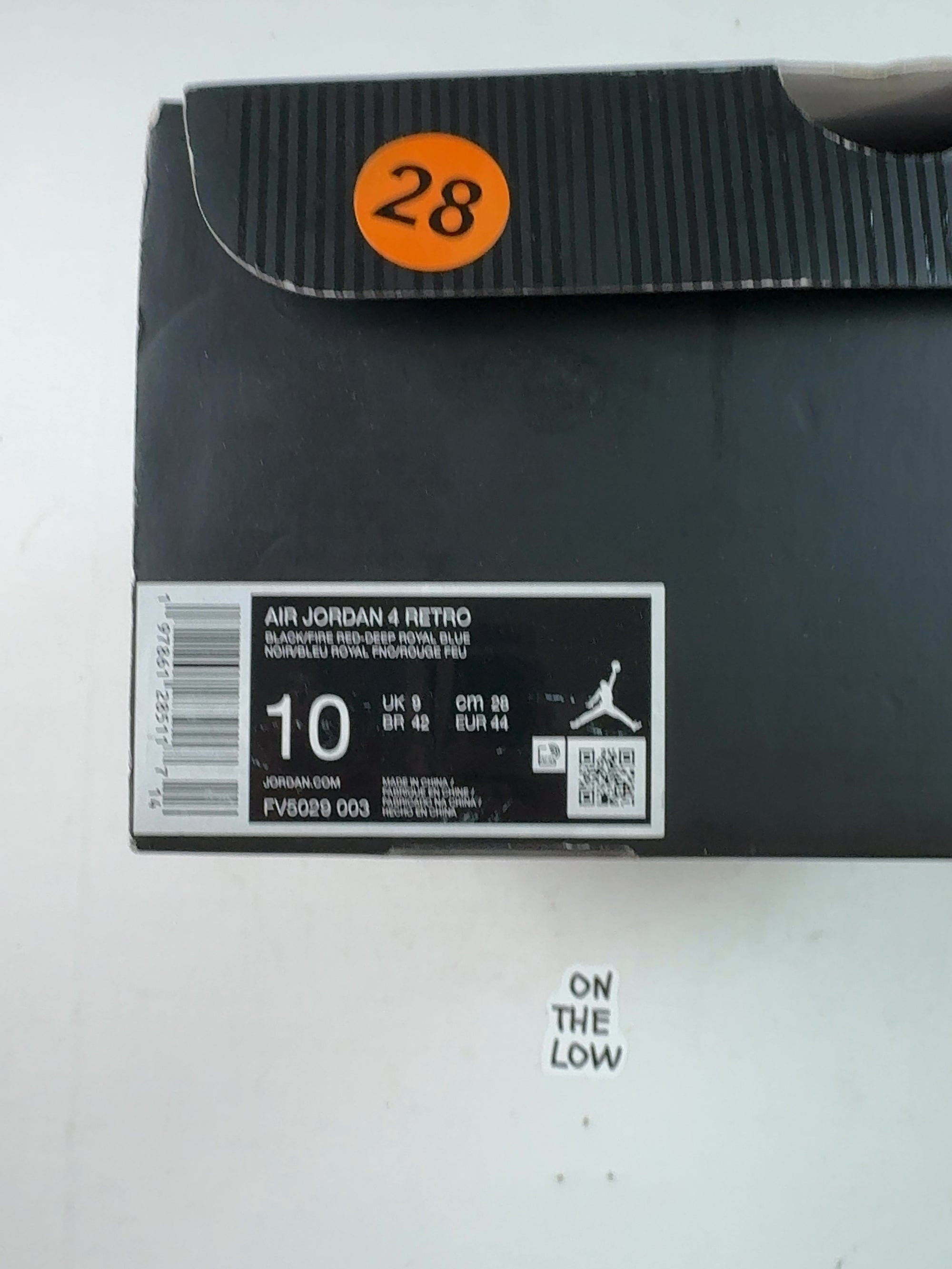 Jordan 4 Retro Rare Air (Gold Lettering) (USED) — Drive 1a2C5TR8OETFRvkJrfhl0l6QfUHm5UFxS — photo 7