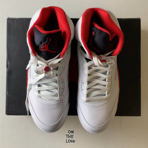 Jordan 5 Retro Fire Red Black Tongue (2025) — Drive 1iSFRrkqLf0tfx5-fS4v0qhx7583dv_th — photo 3