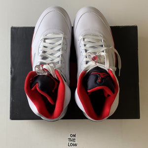 Jordan 5 Retro Fire Red Black Tongue (2025) — Drive 1xwwaKskFV1bcNHZrZysjo2-TjTSjOW_J — photo 5