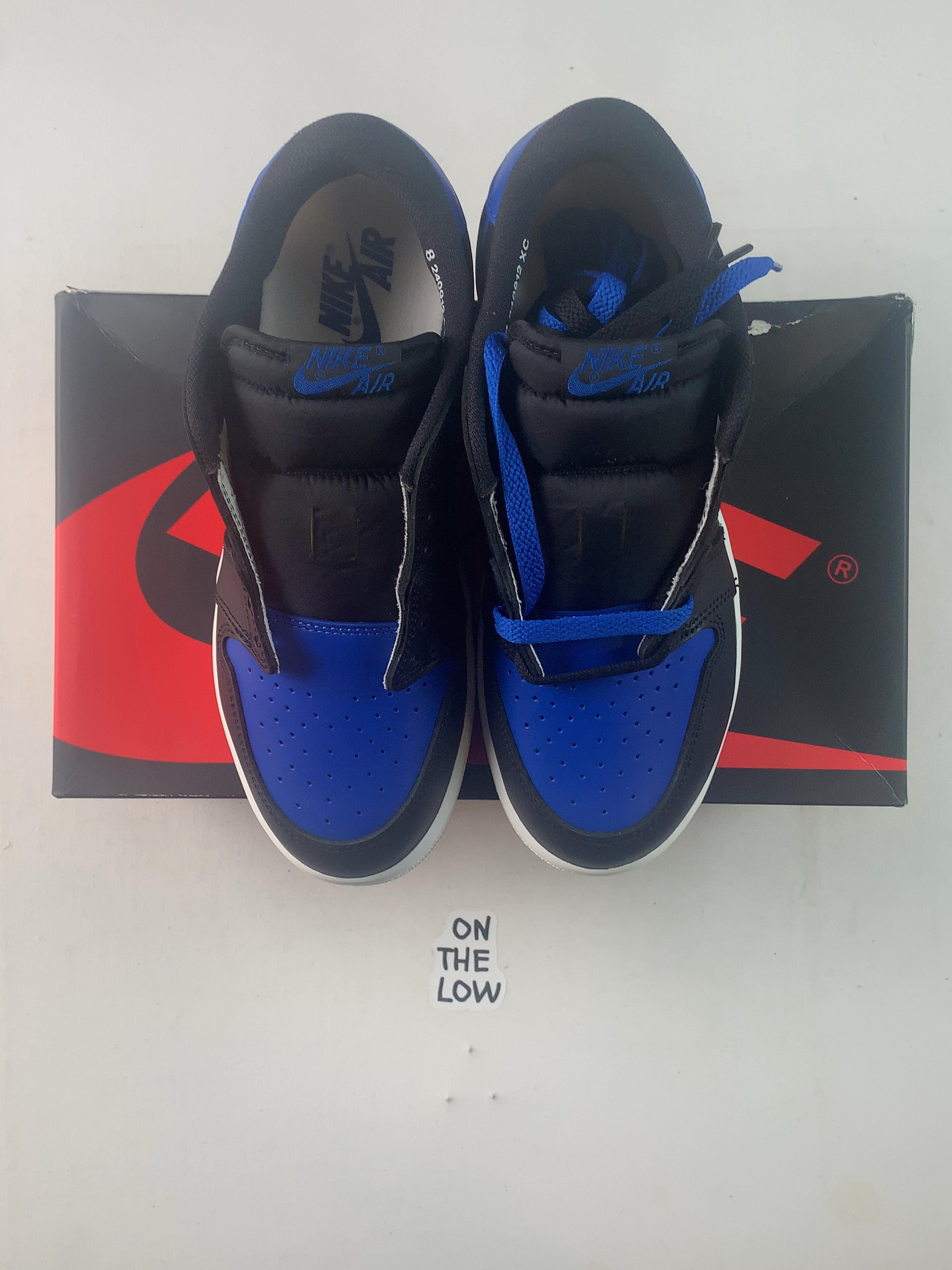 Jordan 1 Retro Low '85 Royal — Drive 1K6QQ-ZH4mkRj8Z7a-Lou6gPQN1acvIt3 — photo 3
