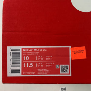 Nike Air Max 95 OG Big Bubble Cool Grey — Drive 18BXv7fdDmYG8MDnMVfkRCXqAdKSHRD5K — photo 7