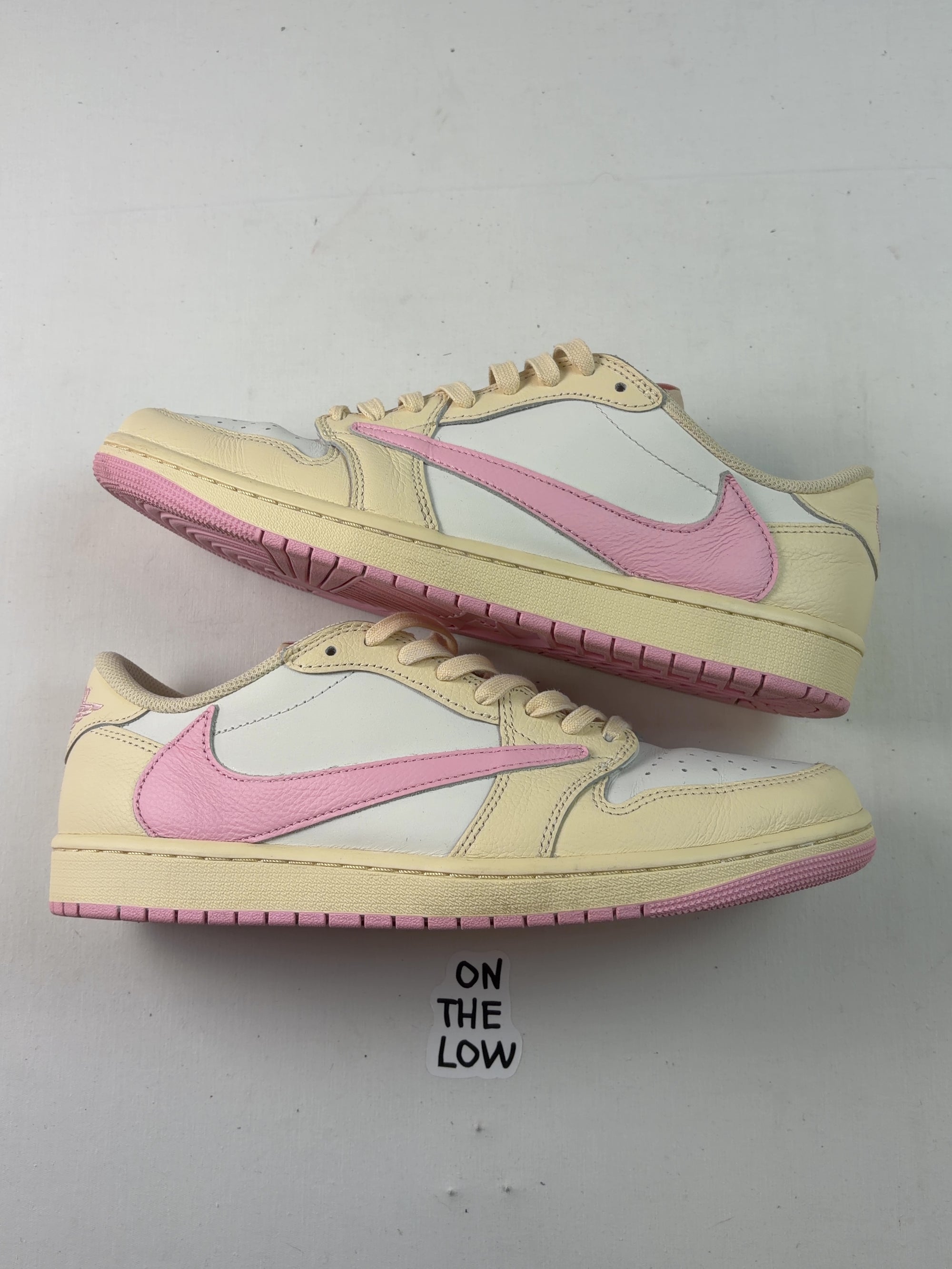Jordan 1 Retro Low OG SP Travis Scott Shy Pink (USED) — Drive 1IfYzvWyTCPonqJey0ZSsqZx_DZ9__g-D — photo 1