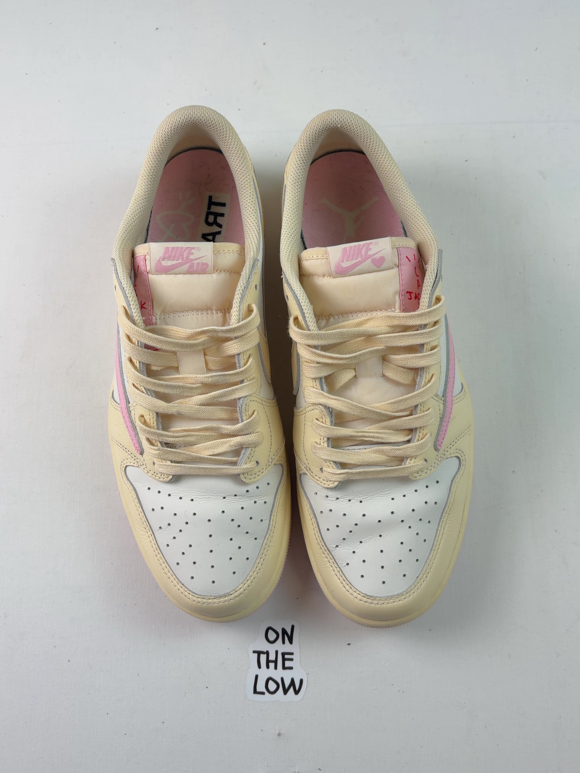 Jordan 1 Retro Low OG SP Travis Scott Shy Pink (USED) — Drive 1dmUHfFNFpV9b2avb2tMbmvF0z1GG1WAG — photo 2