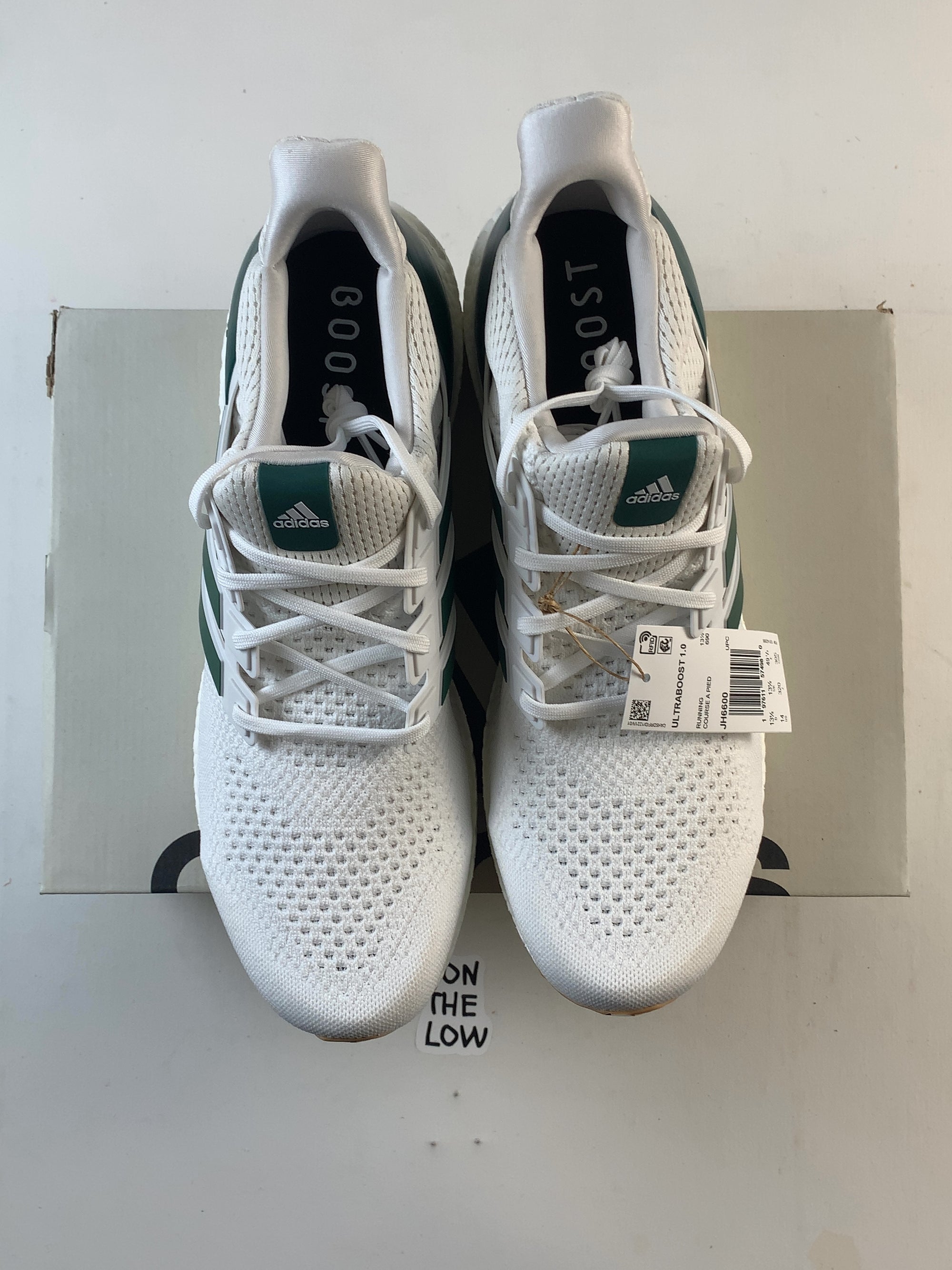 adidas Ultra Boost 1.0 Cloud White Collegiate Green Gum — Drive 1P-GE4i89Wi_K6rcXK5ykrKyRAgoZqxi3 — photo 3