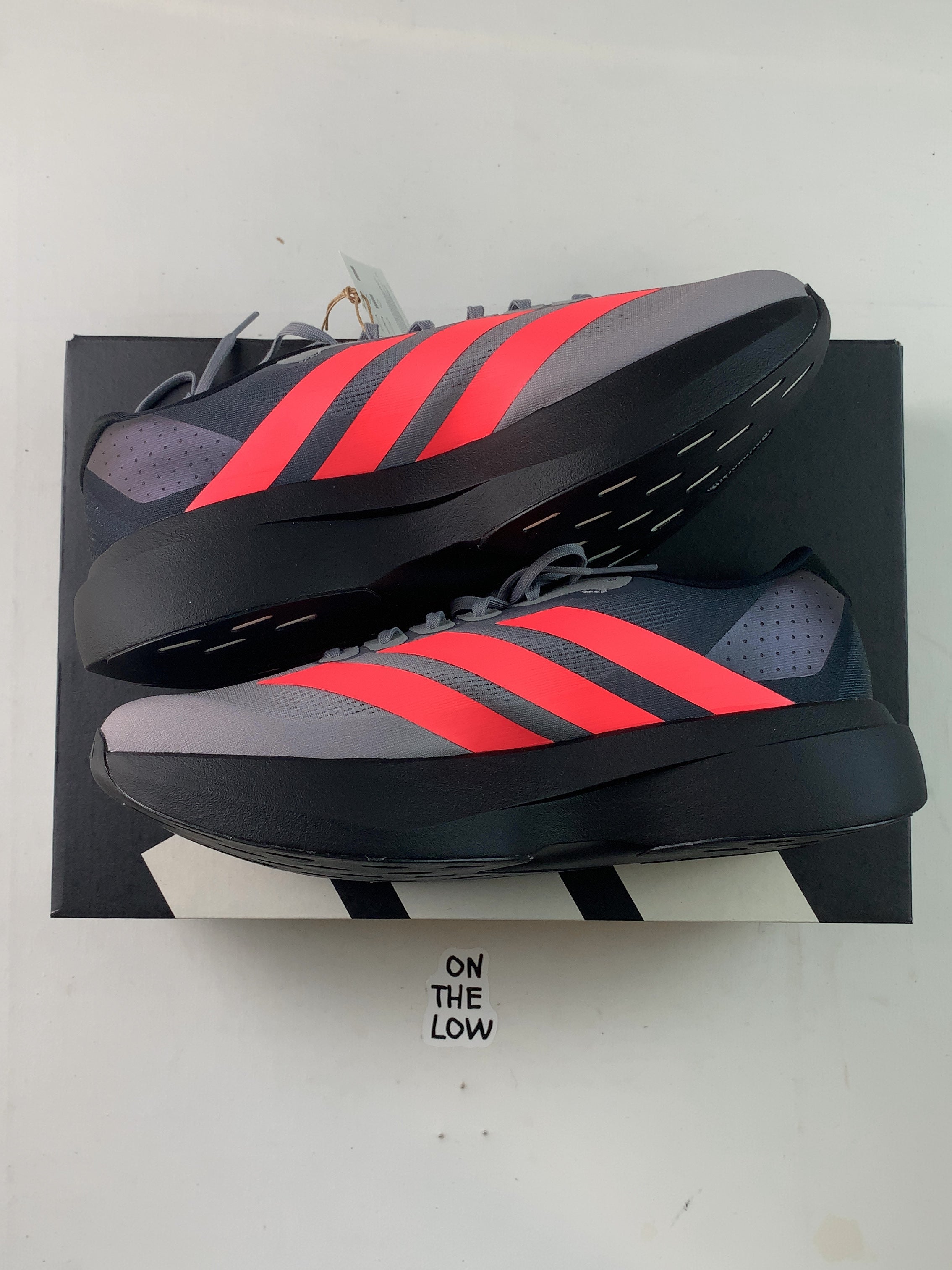 adidas Adizero Evo SL Grey Solar Turbo Light Onix — Drive 1OtQbKf2okB4rjkUZEZ2Fi8nXN2IQIhgz — photo 2