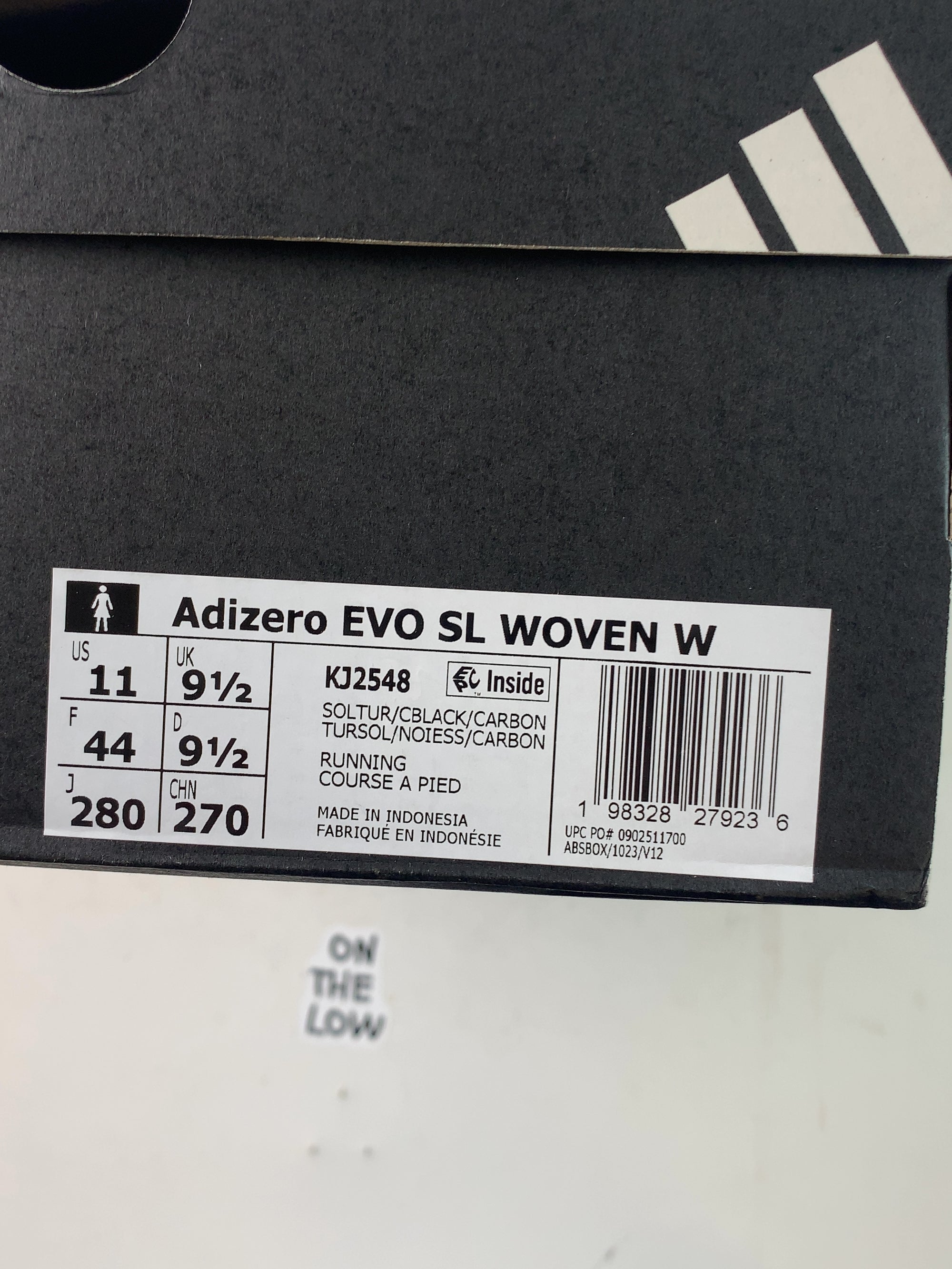 adidas Adizero Evo SL Solar Turbo Carbon (Women's) — Drive 1g693xmvaQnLD5MQmY4Aww3cN79Uxrpyc — photo 7