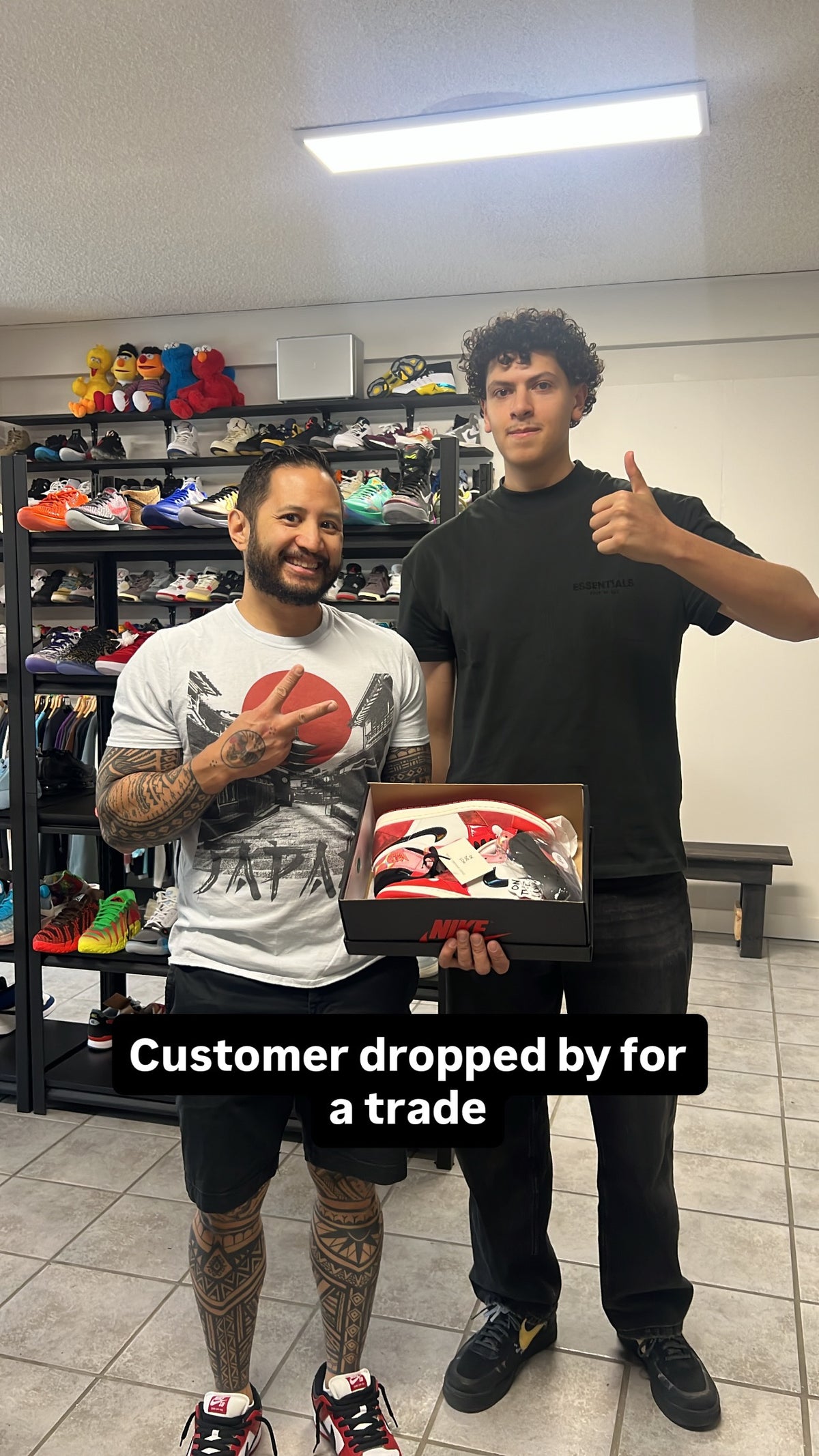 Customer trade at On The Low